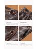 Women's Retro Irregular Plaid Woolen A-line Long Skirt - Autumn/Winter 2025 Collection