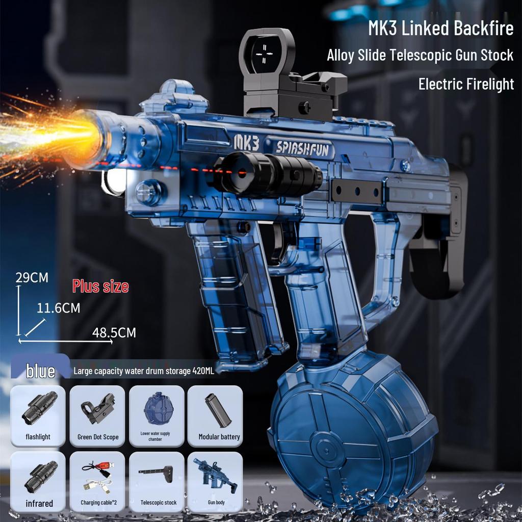 2025 Firelight MK3 High-Speed Electric Water Gun, Large Capacity