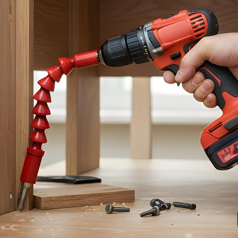 5x Electric Drill Screwdriver Bit Multifunctional Universal Snake Flexible Hose Cardan Shaft Connection Soft Extension Rod Link