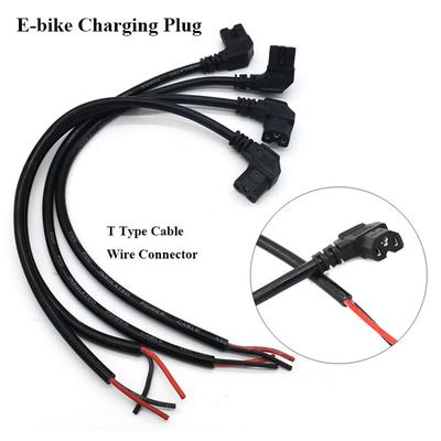Conector de Cable de Alambre Enchufe de Carga para Bicicleta Eléctrica Piezas de Triciclo Eléctrico Enchufe de Carga Toma Tipo T Cable