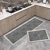 Stylish Non-Slip Kitchen Floor Mats: Dirt-Resistant, Water-Absorbing, Oil-Absorbing, Long Combination Set