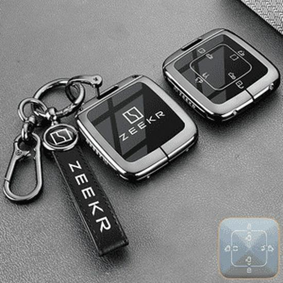 Custodia Bluetooth Intelligente per Chiave Zeekr: Compatibile con 001, 007, 009, Zeekr X Nuovo Modello NFC Guscio Maschile Fibbia