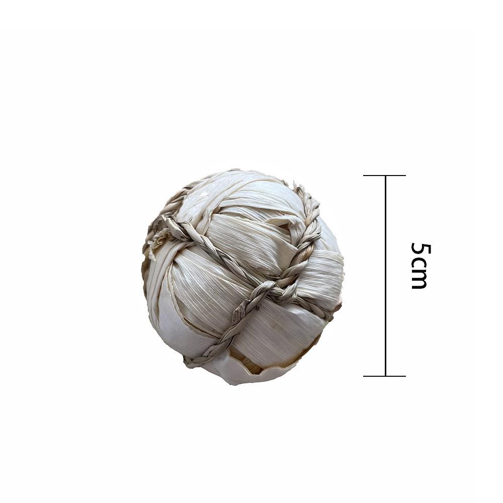 Natural Handmade Woven Rattan Teething and Chew Toy for Rabbits, Hamsters, and Chinchillas - Boredom Relief Ball