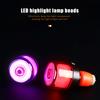 Bicycle Handlebar End Light USB Rechargeable Super Bright Waterproof Lightweight Road Mountain Bike Riding Mini LED Warning Lamp Bike