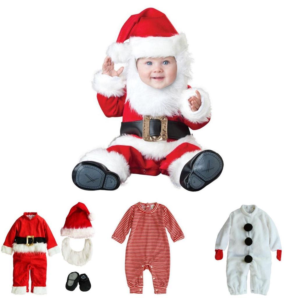 Kids Santa Claus Elf Velvet Cosplay Costume Bright Durable Christmas Outfit