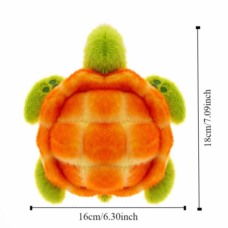 Marine Animal Turtle Doll Throw Pillow Stuffed Doll Tortoise Stuffed Toy  Car Decor