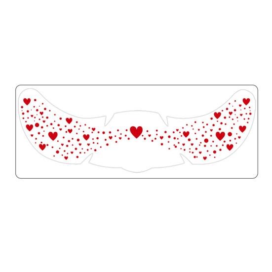 Temporary Tattoo Sticker, Red Freckles Face Tattoo, Waterproof Temporary Freckles Tattoo for Adults Festive Party Makeup