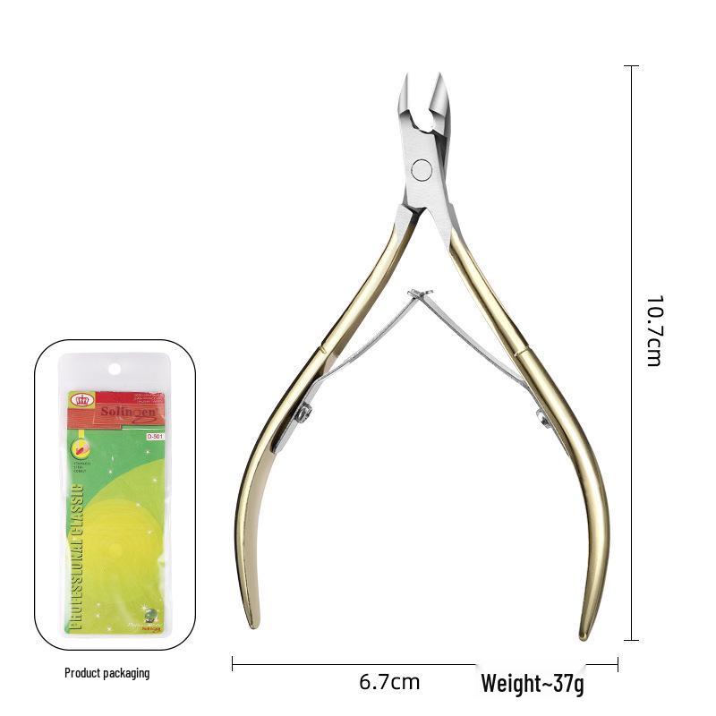 Adler Schnabel Nagelknipser: Pediküre-Schere aus Edelstahl für abgestorbene Haut und Nagelrillenpflege