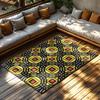 Unique Carpet Pattern Area Rug Non-Slip Floor Mat Home Decor Living Room Entrance Door Mat Modern Abstract Design Indoor Outdoor
