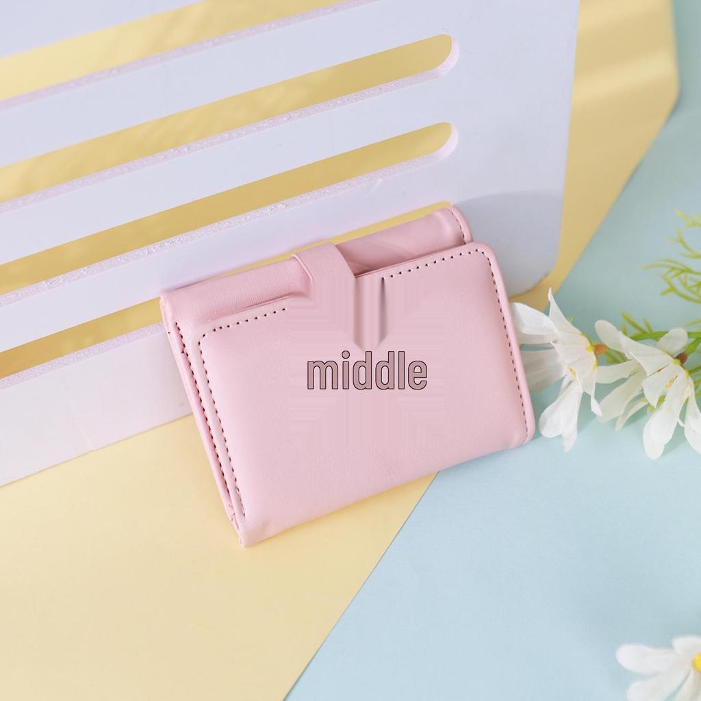 2025 Ladies' Cute Flower Tri-fold Wallet - Korean Style Card Holder