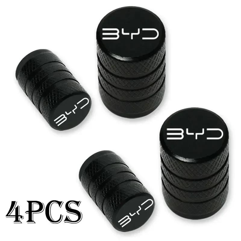 Car Wheel Tire Air Valve Caps Stem Cover With Brand For BYD ATTO 3 Song Plus Tang Han TAN Seal Dolphin Mini Seagull Shark King zbfhp66