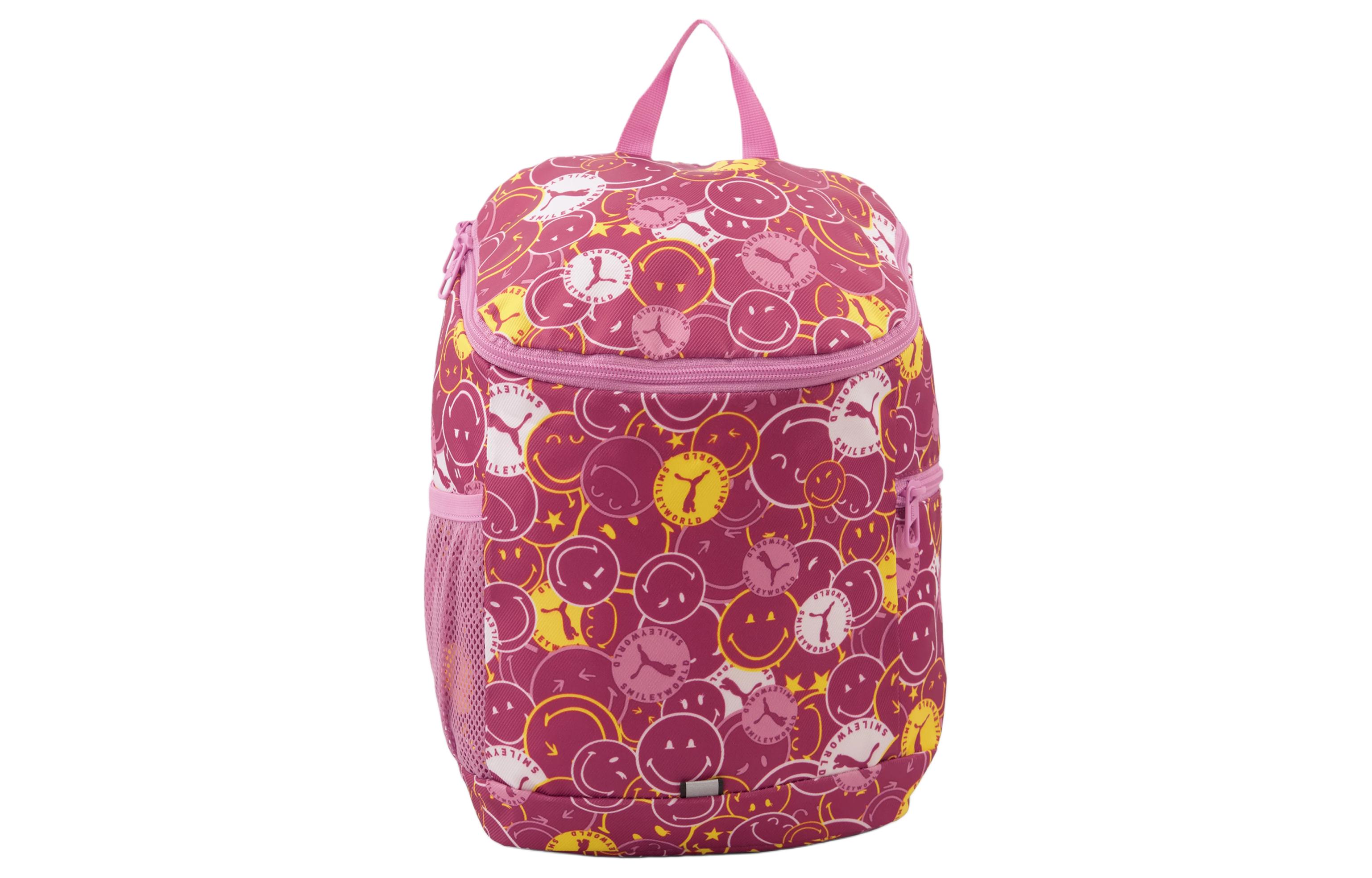 PUMA SMILEYWORLD Collaboration Fabric Backpack Women s Burgundy 078767-02