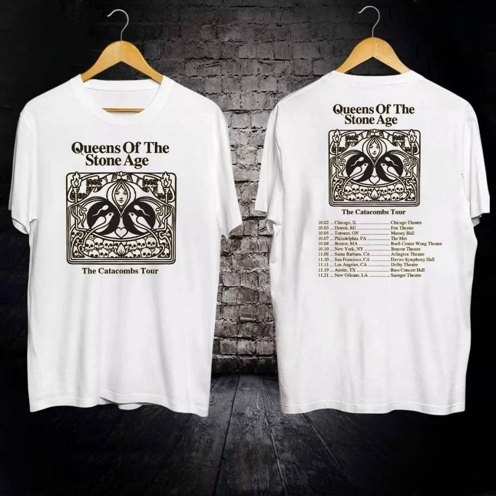 Queen Of The Stone Age The Catacombs Tour 2025 Concert Unisex Unisex T-Shirt XXXL