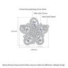 Luxury Exquisite Petal Bridal Breastpin Wedding Clothes Jewelry Women Fashion Bling Noble Zircon Flower Design Lapel Pins Brooch