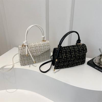 Fashionable and Casual Niche Bag Women's Bag New Summer Shoulder Bag Simple and Fashionable Small Square Bag Crossbody Bag