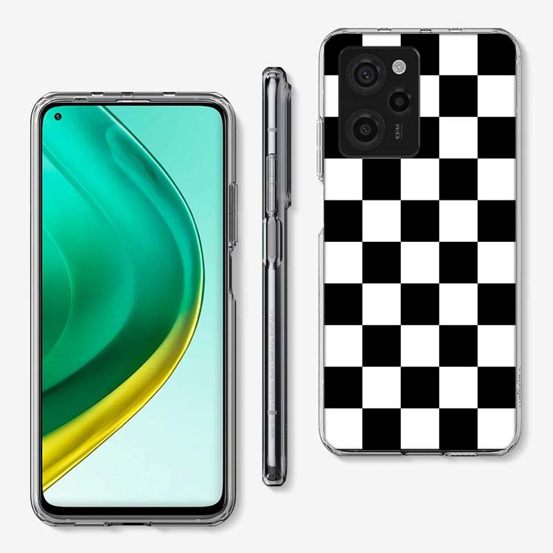 Retro Classic Chess Board Grid Cover Phone Case For Xiaomi Poco M8 M7 M6 M4 M3 X7 X6 X4 Pro F7 Ultra M5S Mi 14 14T 15 15T 12T 10