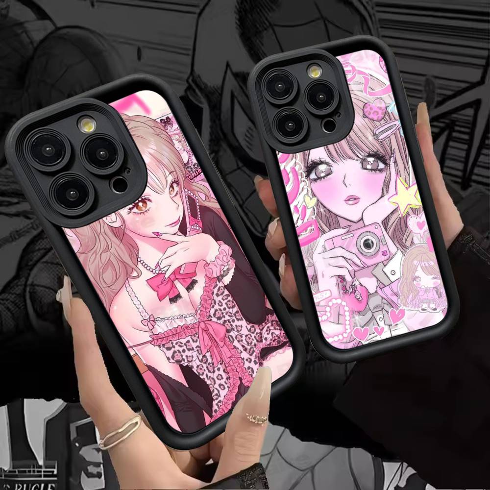 Fashion Gyaru Gyaru Gril Phone Case For IPhone 11 12 13 16 15 17 14 Pro Max Soft Funda Silicone Cover