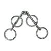 Horse Bit Mouth Equestrian Accessories, Professional, Sturdy, Stainless Steel, Lightweight Snaffle