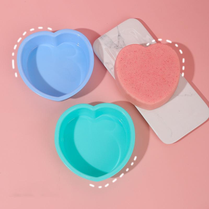 FAIS DU Silicone Cake Mold Heart Cake Layer Set Silicone Bakeware Mold for Baking Tools Rainbow Cake and Mousse Easy to Demold