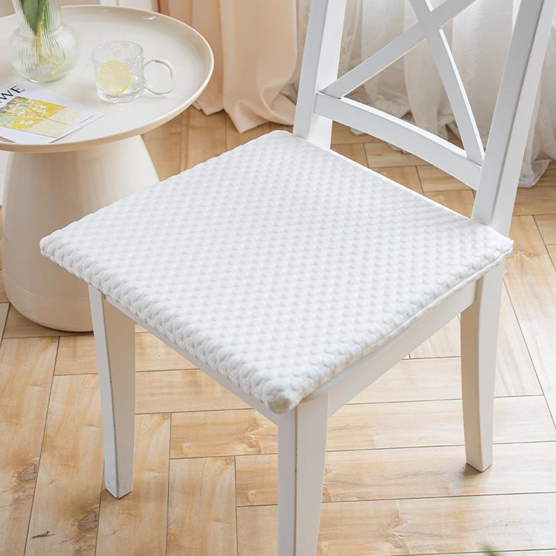 Охлаждающая гелевая подушка для сиденья подкладка для офисного стула дышащий летний коврик для сиденья для комфорта при длительном сидении для дома автомобиля для студентов 4242cm белый 3326₽