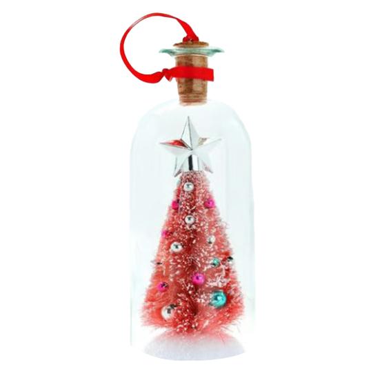 Christmas Tree Message in A Bottle Recordable Voice Christmas Tree Ornament