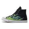 Converse Chuck Taylor All Star Comfortable and Versatile High-Top Canvas Unisex Black, Blue and Green