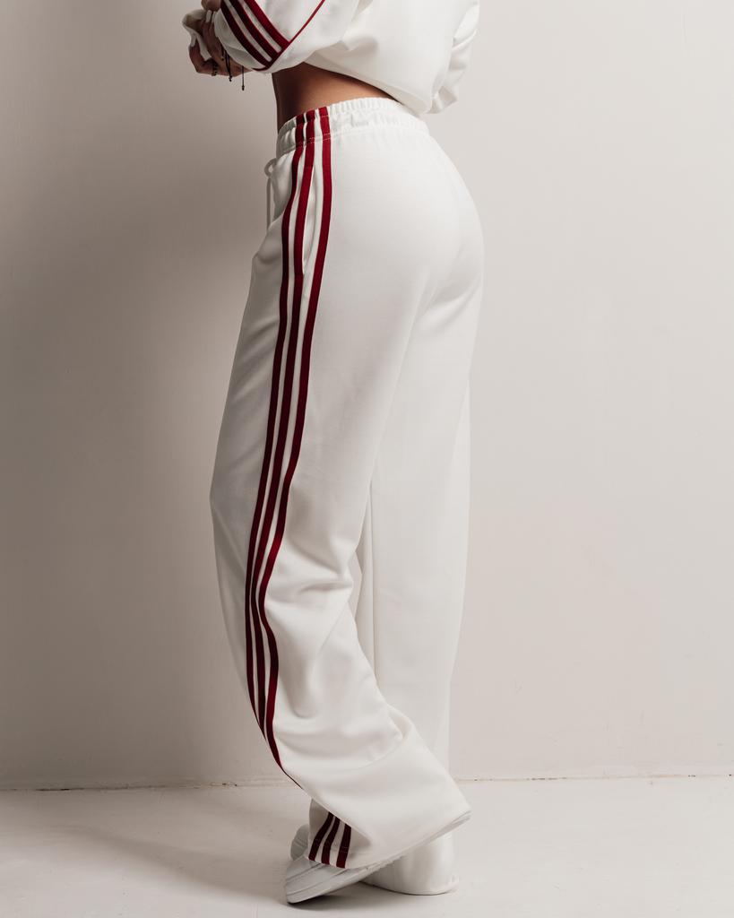Women's Suit Butella 17037 M White (jacket, Pants)