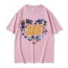 Heißer Film Heizte Rivalität Grafik T-Shirts Unisex Damen Harajuku Vintage Mode T-Shirt O-Ausschnitt Lässig Baumwolle Übergroße T-Shirts
