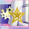 Wedding & Birthday Room Decoration: Glitter Star Hanging Ornament
