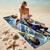 1pc Soccer Star Action Cartoon Quick Dry Microfiber Bath Towel for Swimming Surfing Camping Unisex Holiday. SJT720175