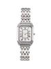 Fashionable Simple Light Luxury Roman Square Dial Quartz Wrist Watch with Diamond Bracelet Set of 5, Suitable for Elegant Ladies