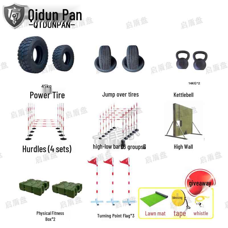 

Qidunpan 400M Outdoor Obstacle Course Training Set