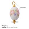 European and American sweet and cool style DIY dopamine ceramic pendant stainless steel plated 18K gold creative jewelry collection
