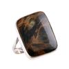 Natural Pietersite Gemstone 925 Solid Sterling Silver Jewelry Ring Size 7.5 s6y83