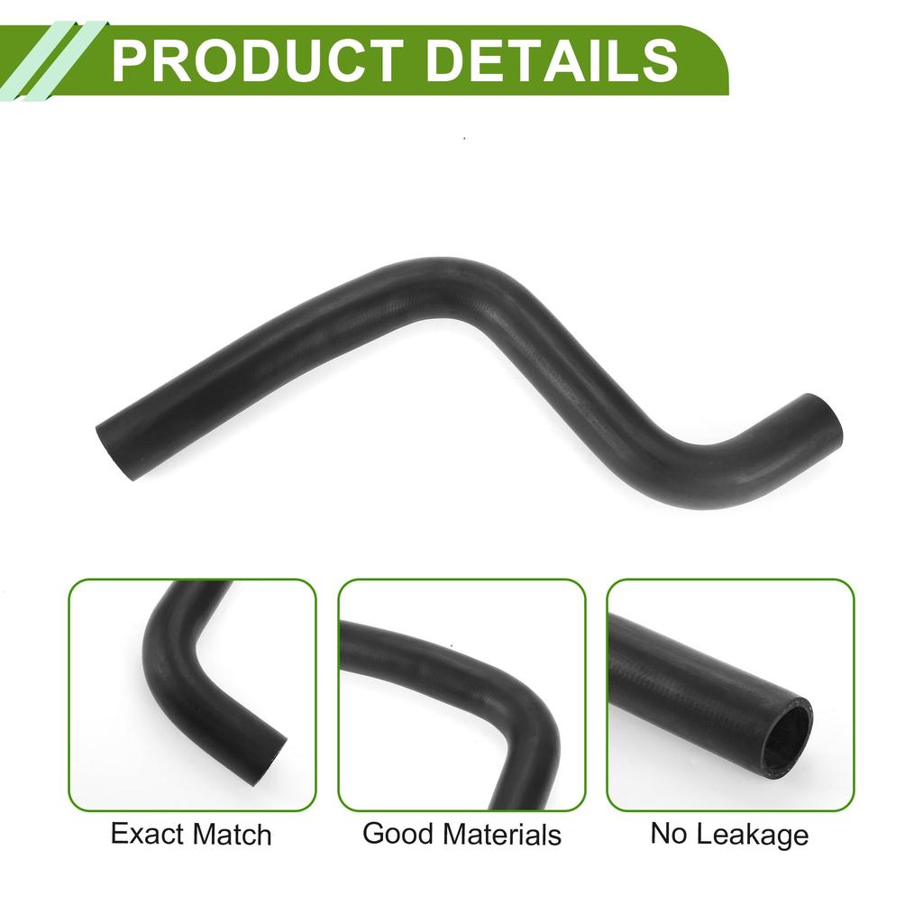 HOPESPANNER Radiator Coolant Hose 1657131230 for Toyota Highlander 3.5L 2008-2013, Good Sealing Black Upper Heater Hose Rubber (1 Piece)