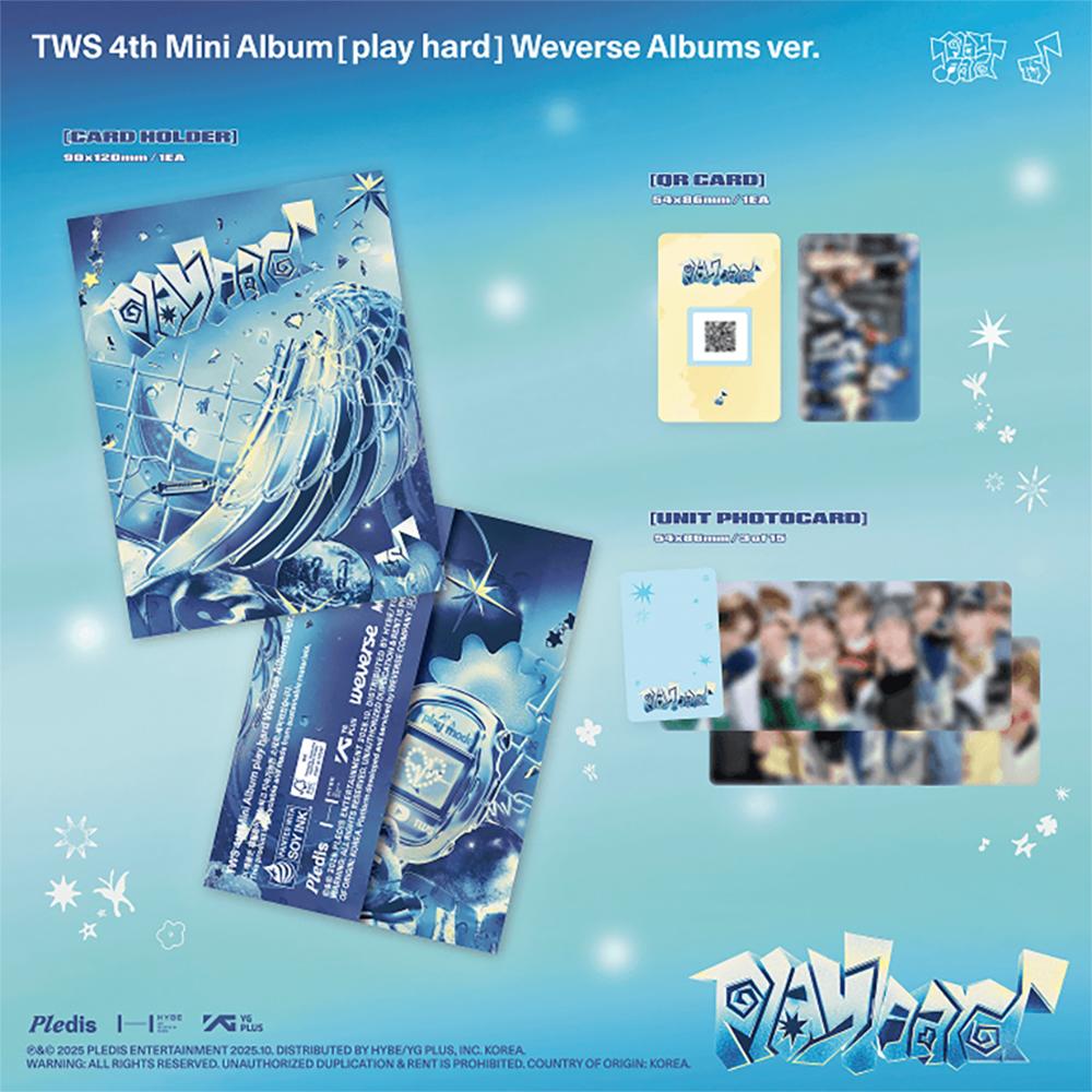 [Pre-order] TWS - play hard (Weverse Albums ver.)