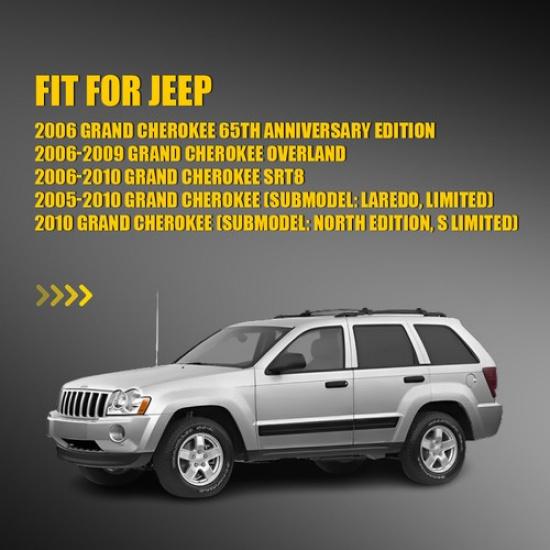 Mirror Glass For 2005-2010 Grand Jeep Cherokee Right Heated Convex Backing Plate