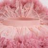 Elastischer Bund Baby-Petticoat Flauschige Lagen Prinzessinnenrock Mädchen Tutu Rock Fotoshooting