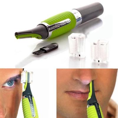 Máquina de cortar cabelo multifuncional para homens - BARSALA - Rosto, pescoço, nariz, sobrancelhas e pelos do corpo - Verde