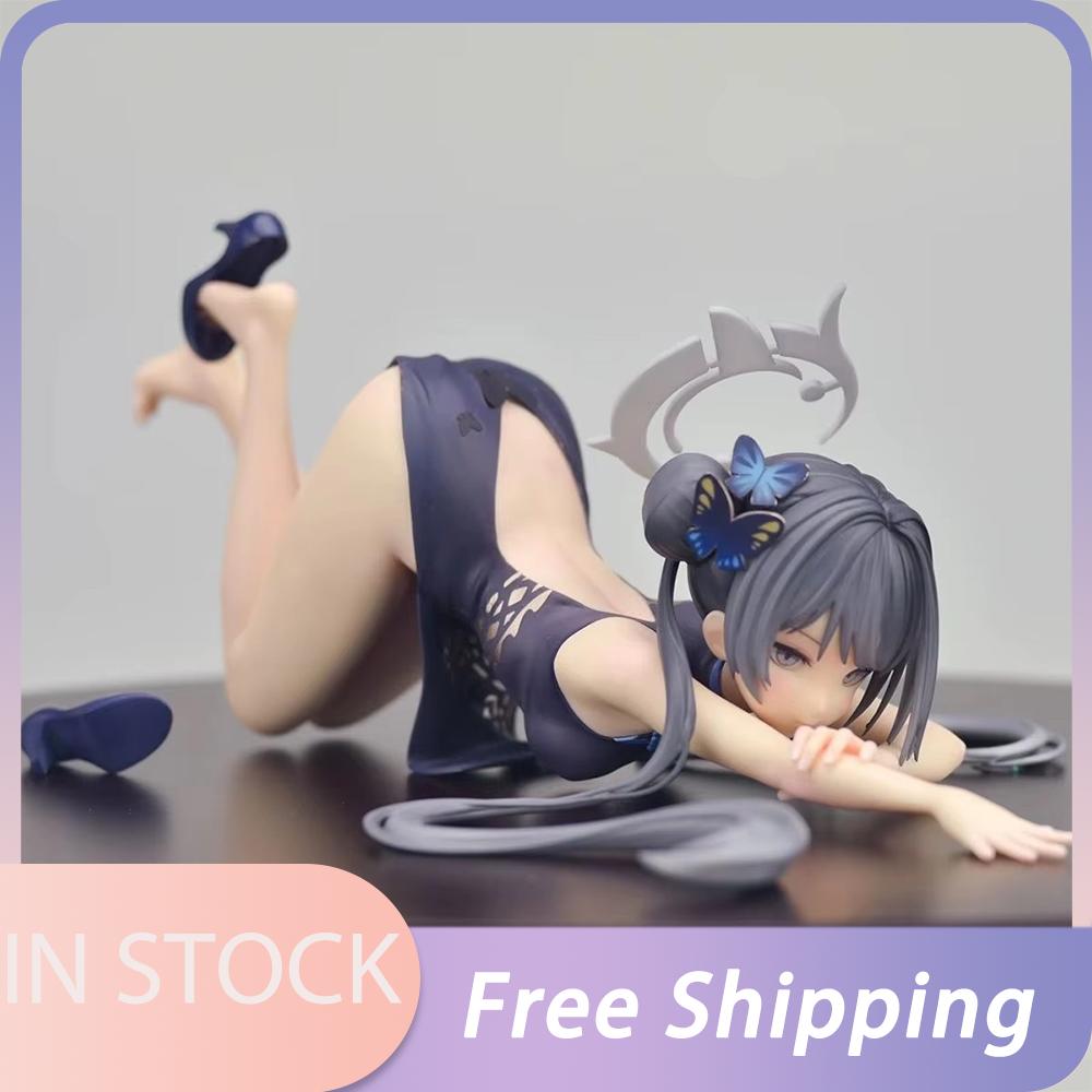 In Stock Blue Archive Kisaki Anime Figure Lying Posture Girls Action Figures Model Statue Doll Collection Decoration Toys Gifts