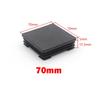 Square Plastic Black Blanking End Caps 13x13mm-120x120mm Inner Plug Cap Furniture Leg Tube Pipe Inserts Plugs Decorative Dust