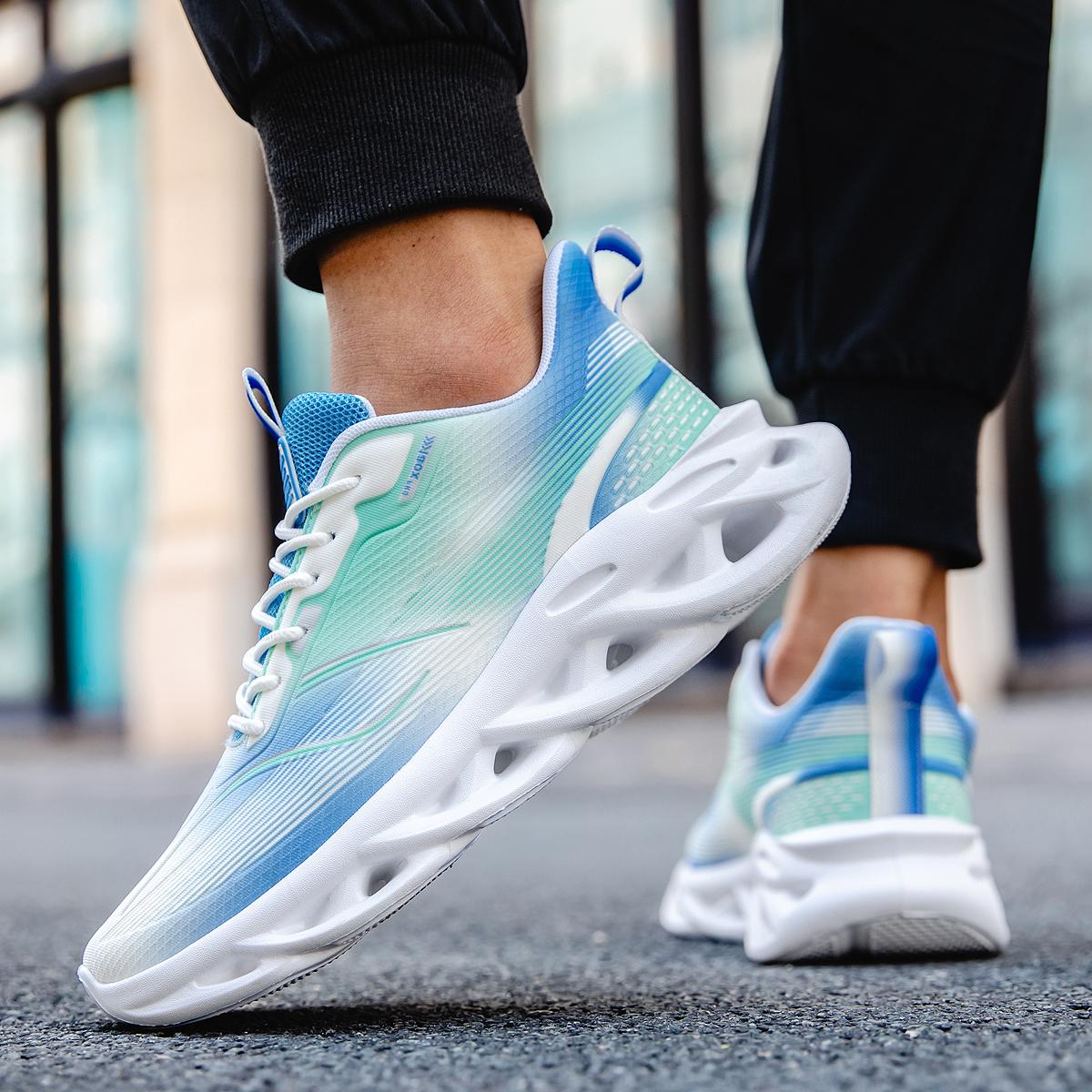 

Men Casual Sports Summer Sneakers Breathable Lightweight Non Slip Comfortable YRZL Running Shoes Walking Non Slip Athletic Gym 39