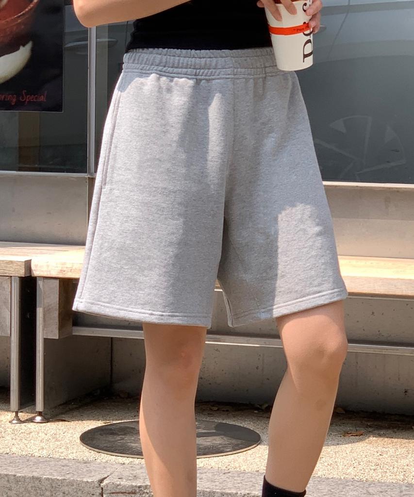 Luseupeuloodeogteu Daily Sweat Short Pants _ Gray