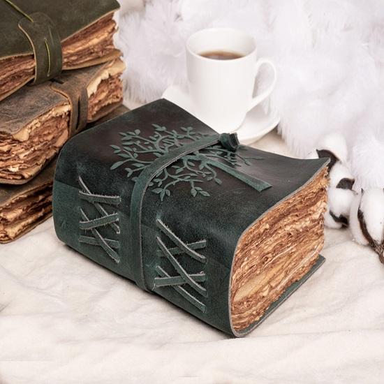 Tree of Life Journal Handmade Leather Diary with Rough Edge Paper  Premium Notebook