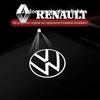 2Pcs Emblem Projector Lights Car Door Welcome Lamp For VW GTI Polo Golf Passat Tiguan Arteon Touareg Taigo Caddy CC