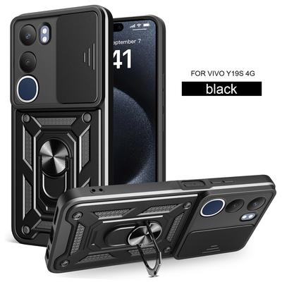 For Vivo Y29 5G Case Vivo Y19S 4G Phone Case Vivo Y19S Pro Magnetic Ring Holder Armor Phone Case Slide Camera Protect Back Cover