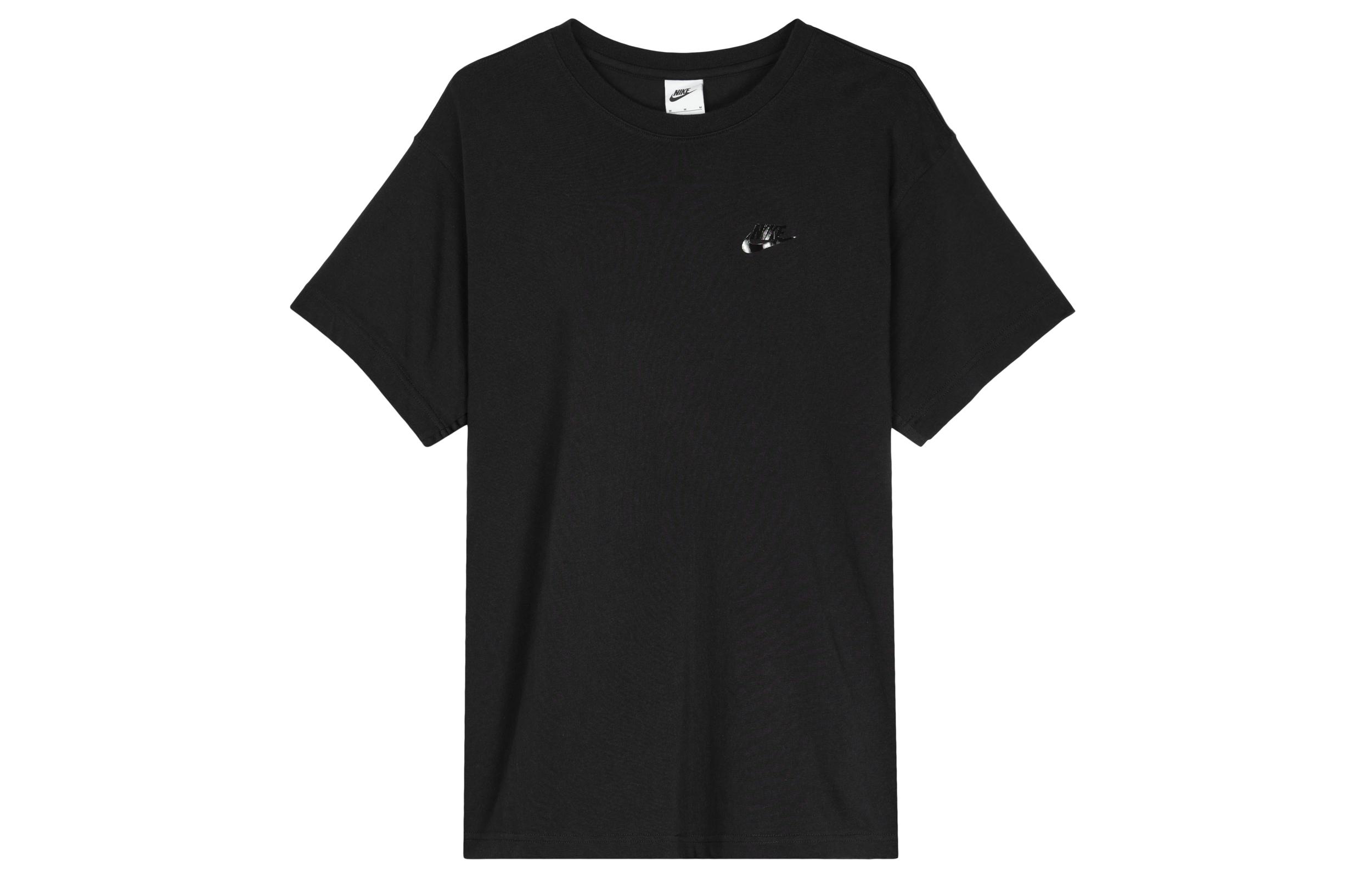 

Nike T Shirts Men s Black Crew Neck Moderate Straight Fit DM6586-010 M