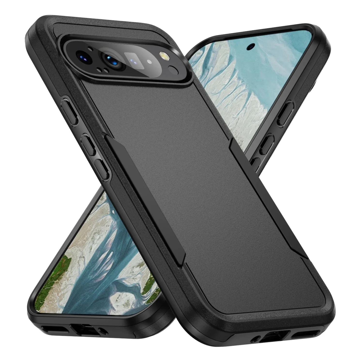 

For Google Pixel 9 Pro XL 5G Case Armor Shockproof Cover For Google Pixel 9 8 7 6 Pro 8A 7A Heavy Duty Rugged Lens Protect Coque for Pixel 9 Pro