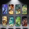 The G-Genshin Monsters  Phone Case For Samsung S25,S24,S21,S22,S23,S30,Ultra,S20,Plus,Fe,Note,5G Black Cover