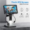 7 Inch 1200X Digital Microscope 16MP HD Soldering Microscope Magnification Coin PCB Circuit Repair Equipment